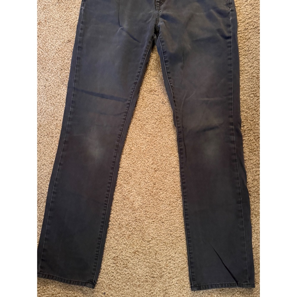 Volcom‎ Vorta Slim Straight Leg Jeans Mens size 30 Faded Black Charcoal Pants